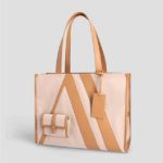 Sac à main brun avec un jolie dessin